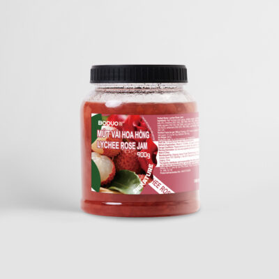 Mứt Vải Hoa Hồng Boduo Signature 900gr